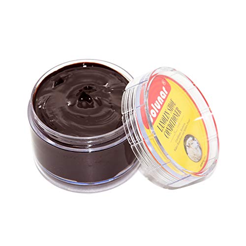 Solunar Lanolin Shoe Conditioner,Leather Cream, brown, 75g for leather shoes,jackets,boots,etc