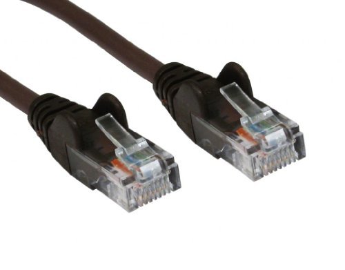 World of Data 2m BROWN CAT5E (enhanced) Network Cable - Ethernet - LAN - Patch - Internet - Broadband - Router - Hub - Modem -10/100