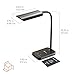 TaoTronics Desk Lamp, LED Table Light with 5 Lighting Modes & 7 Brightness Levels (Eye Caring, Flexible Gooseneck, Touch Controls, Memory Function) Wood Grain Design