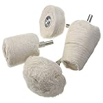 MATCC 4Pcs Polishing Buffing Pad Mop Wheel for Manifold,Aluminum,Stainless Steel,Chrome