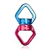 Swing Spinner, Teroys Aluminum Alloy Climbing Swivel 360 Rotator, Swing Swivel Hanging Accessory Fits Swivel Carabiner and Holds Up 2500 up Lbs For Rope Hammock