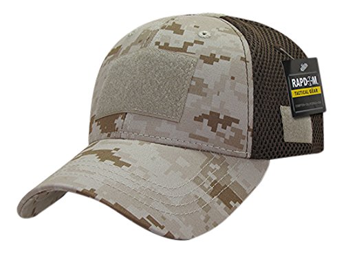 Rapdom Tactical Low Crown Air Mesh Tactical Caps, Desert Digital