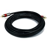Monoprice 15ft High-quality Coaxial Audio/Video RCA CL2 Rated Cable - RG6/U 75ohm (for S/PDIF, Digital Coax, Subwoofer, and Compos