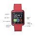 Yuntab Mobile U8 Watch SmartWatch Bluetooth 3.0 Silicone Wristband for Apple iOS smartphone iphone 4 / 4S / 5 / 5C / 5S / 6 Android Samsung S2 / S3 / S4 / Note 2/3 Note HTC Nokia (Red)