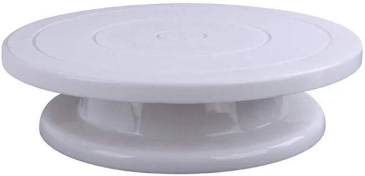 Cake Turntable 11 Inches Rotating Cake Stand Plastic Spinning Cake Decorating Stand Baking Tools Decorating Supplies