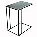 C-Hopetree Small Side Coffee End Table for Sofa - Black Metal