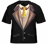 Deluxe Tuxedo T-Shirt With Gold Tie #4