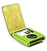 Apple 3rd Generation iPod Nano 4gb 8gb PU Leather Flip Cover Case with Play Window and Belt Clip (Green Flash)