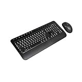 Microsoft Wireless Desktop 2000 Keyboard and Mouse - USB Wireless Keyboard - USB Wireless Mouse - BlueTrack - Tilt Wheel M7J-00001