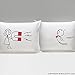 BoldLoft You are Irresistible Couple Pillowcases-Couple Gifts for Him, Boyfriend, Husband, Funny Pillow Covers for Anniversary, Valentine, Wedding, His and Hers Bedroom Decor