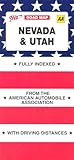 Front cover for the book Nevada-Utah (AAA Road Map) by American A... Association