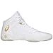 ASICS Unisex JB Elite III Wrestling Shoes, 10, WHITE/RICH GOLD