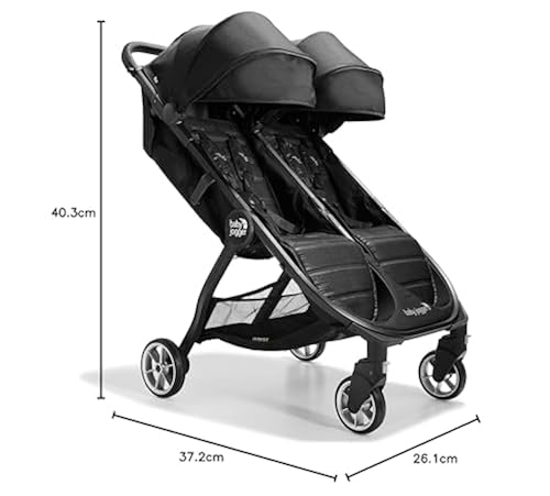 Baby Jogger City Tour Double Stroller Compact Sleek Twin