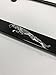 3D Jaguar Leaper Black Metal License Plate Frame Tag Holder with Screw Cap Covers
