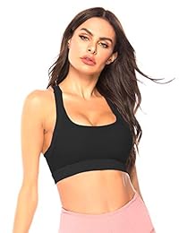 Sujetador deportivo para mujer con correas acolchadas de alto impacto, para entrenamiento, correr, gimnasio, crossover, etc.