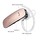 GLCON G-01 Wireless Headset with Microphone Mic,Voice Command,Caller Number Prompt,Bluetooth Headphones Ear Buds for iPhone X 8 7 7s 6s plus,Galaxy S8 S6 Edge Nokia Blackberry Smartphones (Rose Gold)