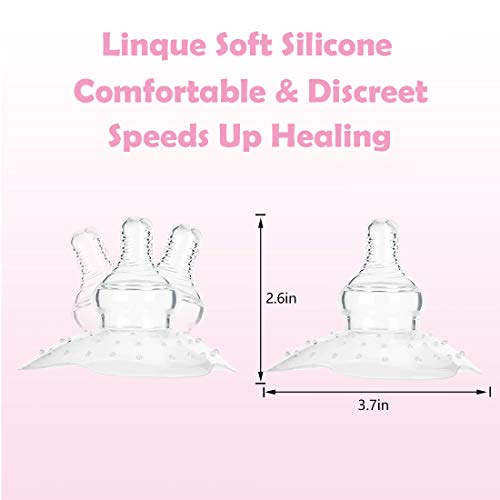 Nipple Shield , Assist Perfect for Nursing Mothers with Inverted & Sore Nipple with Carrying Case for Breastfeeding Mothers - Thumbnail 2