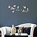 Alrens_DIY(TM) Live Love Laugh Butteryfly DIY Acrylic Removable Decorative Mirror Surface Crystal Wall Stickers 3D Home Decal Room Murals Wall Paper Decor Gift