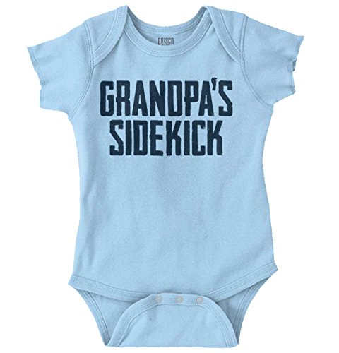 Grandpas Sidekick New Parents Baby Shower Gifts Funny Saying Onesie Bodysuit
