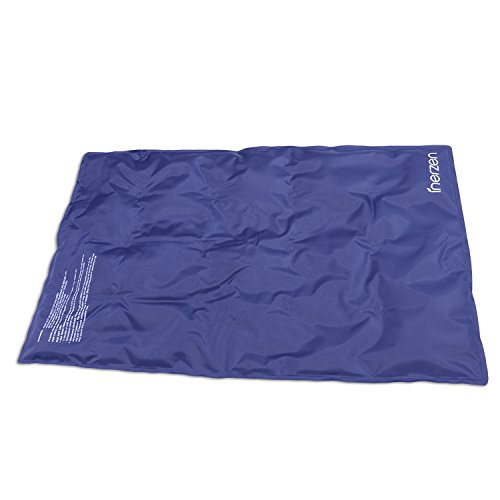 Inerzen Hot and Cold Full Body and Back Reusable Therapy Gel Pad - Relief for Stomach Aches Pain, Tension, Sprains, Cramps, Stress, Swelling (Large - 14" x 22")
