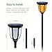 TomCare Solar Lights Solar Torches Lights Waterproof Dancing Flame Outdoor Lighting Landscape Decoration Lighting 96 LED Solar Powered Path Lights Dusk to Dawn Auto On/Off for Garden Patio Yard(2)