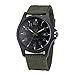 LandFox Watch, Mens Stainless Steel Military Sports Analog Quartz Watch Green