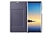 Samsung Galaxy Note8 LED View Wallet Case, Orchid Gray