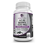Voyage Nutrition - Acai Berry 600MG Antioxidant & Weight Management Supplement - 30 Day Supply - 2 Capsules Per Serving