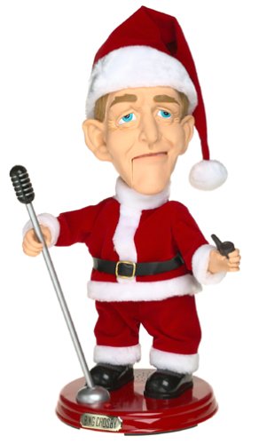 ANIMATED GEMMY POP CULTURE BING CROSBY SINGING DANCING CHRISTMAS FIGURE