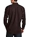 Carhartt Men's Oakman Sandstone Twill Original-Fit Work Shirt, Dark Brown, Regular Large