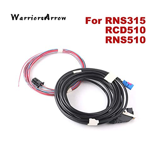 Davitu WarriorsArrow Rear View Camera Backup Harness Cable For RCD510 RNS510 RNS315 For VW Models Golf Jetta Passat