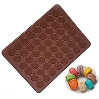 48-Capacity Macaron Silicone Baking Mat Mould Mold ondant Oven Baking Mat DIY Sheet Cake Molds
