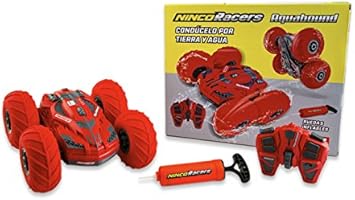 coche teledirigido agua tierra nieve