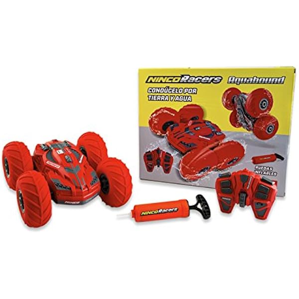 coche teledirigido por agua y tierra