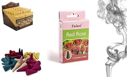 thumbnail image 2 of 15 Sandalwood Incense Cones – Organic Indian Wood Craft For Yoga & Relaxation 2 of 2