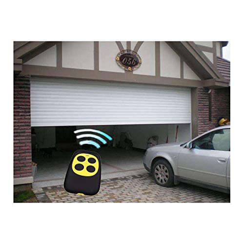 XIHADA 4-Button Universal Gate and Garage Door Fixed Code and Rolling Code Garage Door Remote Control/Remote Keyless Key Multi Frequency 280MHZ-350MHZ/380MHZ-450MHZ/867MHZ-868MHZ (Yellow)