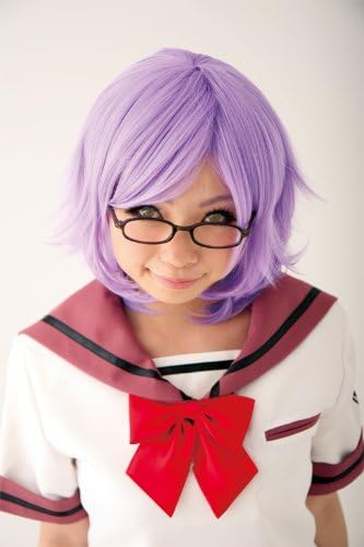 Amazon Co Jp 宴会コスプレ コスチューム 衣装 アニメキャラ風 ウィッグ カツラ かつら 柊つかさ風 らき すた風 長門有希風 涼宮ハルヒの憂鬱風 かつら 人気キャラなりきりアイテム 耐熱アニメwig ゆるふわボブ ライラック 服 ファッション小物