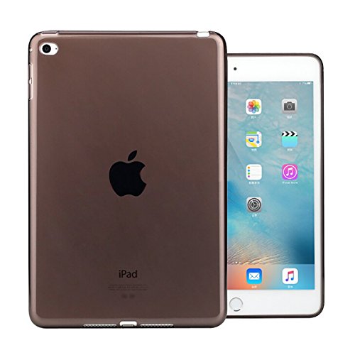 iPad Mini 4 Case, iCoverCase Ultra-thin Silicone Back Cover Clear Plain Soft TPU Gel Rubber Skin Case Protector Shell for Apple iPad Mini 4 7.9