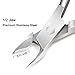 Ejiubas Cuticle Pusher Cuticle Nipper Surgical Grade Stainless Steel Cuticle Trimmer Cuticle Remover Tool Set for Fingernails and Toenails Pedicure Manicure Tools