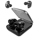 True Wireless Earbuds,Bluetooth Headphones with 2000mAh Charging Box Sweatproof Sports Exercise Wireless Headphones,Mini Stereo V4.1 Noise-Canceling Music In Ear Bluetooth Earbuds with Microphone