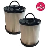 Crucial Vacuum Replacement Vacuum Filter - Compatible With Eureka Part # 67821, 68931, 68931A, EF91, EF-91, EF-91B, DCF-21, DCF21 - Models 4236AZ, 4235AZ, 4236AZ, SA3276AZ, UK4236AZ, UK4237AZ (2 Pack)