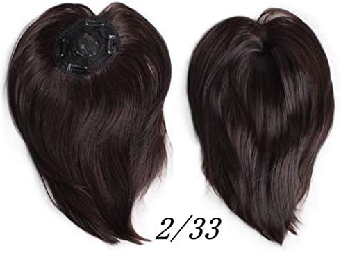 Straight Synthetic Hair Toppers for Thin Hair Women Clips on Hairpiece Toupee Hair Extensions Hairpieces Thick (2/33)
