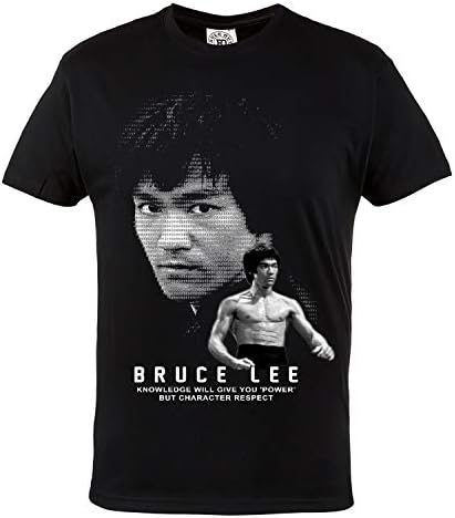 Rule OutMens t-Shirt. Bruce Lee. Karate Champion. Casual Wear. Black (Size Small)