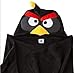 Jay Franco & Sons Angry Birds Hooded Towel - Black