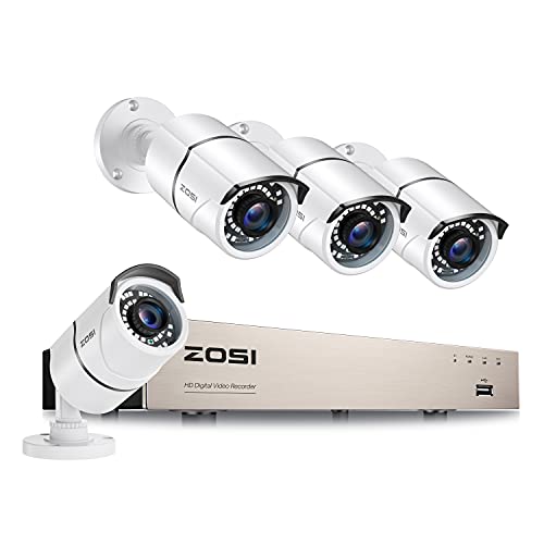 ZOSI 5MP Lite Home Security Camera System Outdoor,H.265+ 8Channel CCTV