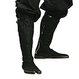 Ninja Tabi Boots, Black Jikatabi (Outdoor Tabi)