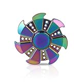 XIRUO Spinner Fidget EDC ADHD Focus Toy Ultra Durable High Speed 2-5 Min Spins Precision (rainbow)