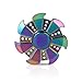 XIRUO Spinner Fidget EDC ADHD Focus Toy Ultra Durable High Speed 2-5 Min Spins Precision (rainbow)