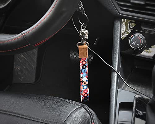 Wrist Lanyard for Keys, RopeTon Hand Wrist Lanyard Keychain Holder Wristlet Strap for Keys, Wallet,ID Badge,Camera and Cell Mobile Phone (C)