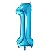 Tellpet Blue Number 1 Balloon, 40 Inch